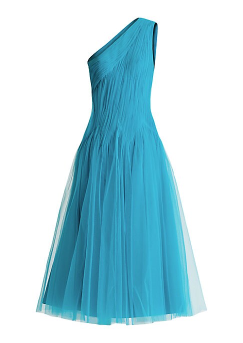 Flared Tulle Evening Dress