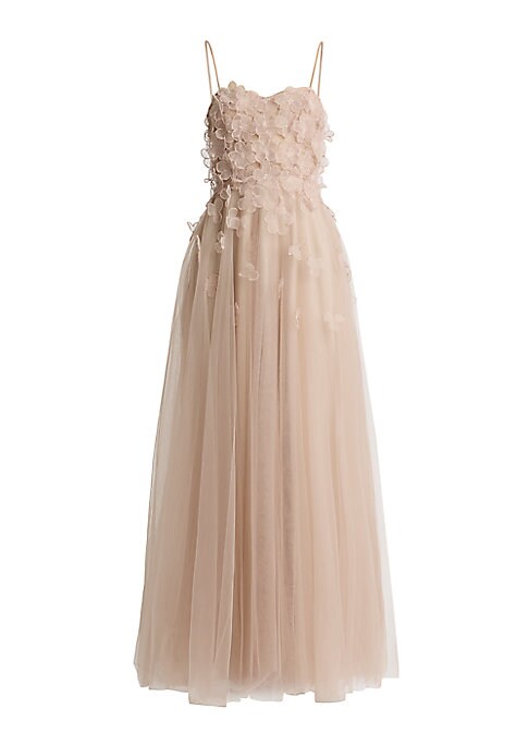Elegant Floral Tulle Dress