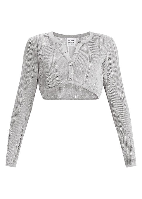 Shimmering Knit Cardigan