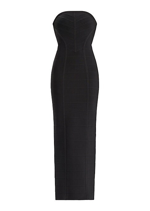 Chic Strapless Bodycon Gown