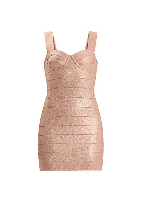 Shimmering Bodycon Mini Dress