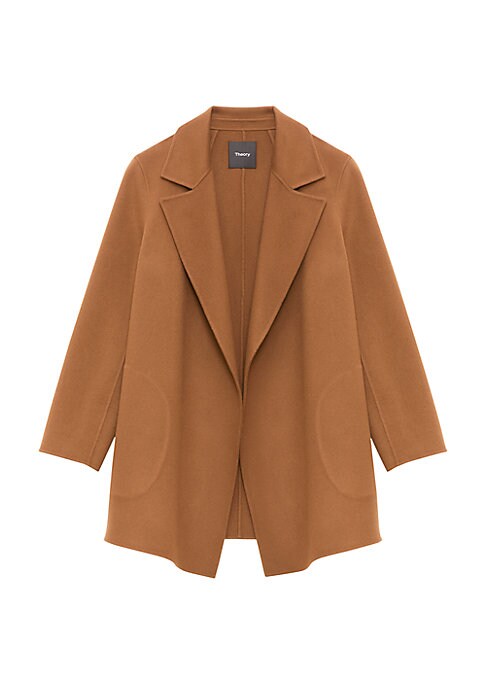 Elegant Wool-Cashmere Coat