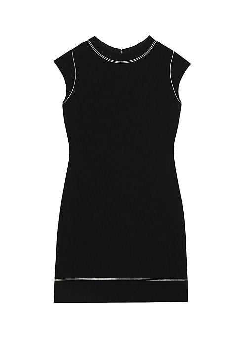 Chic Contrast Mini Dress
