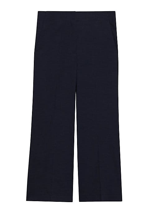 Chic Linen Crop Trousers