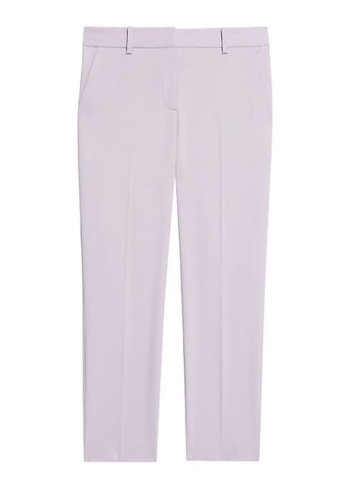 Chic Cropped Wool Trousers