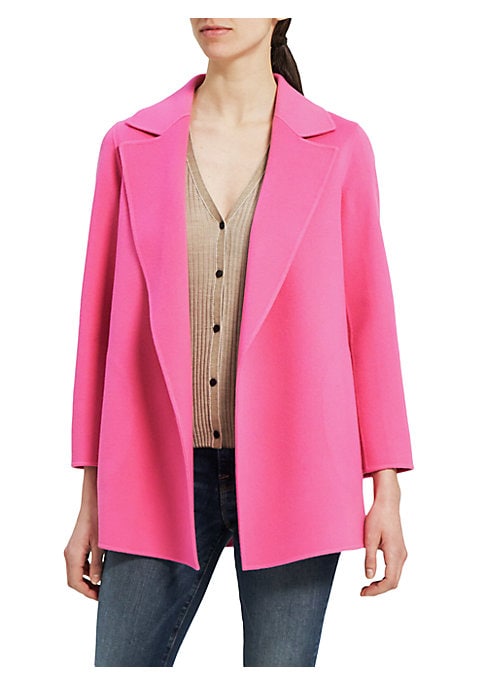 Elegant Wool-Cashmere Coat