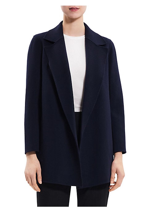 Elegant Wool-Cashmere Coat