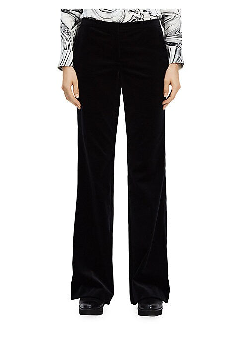 Velvet Flare Trousers