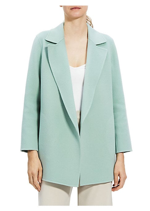 Elegant Wool-Cashmere Coat