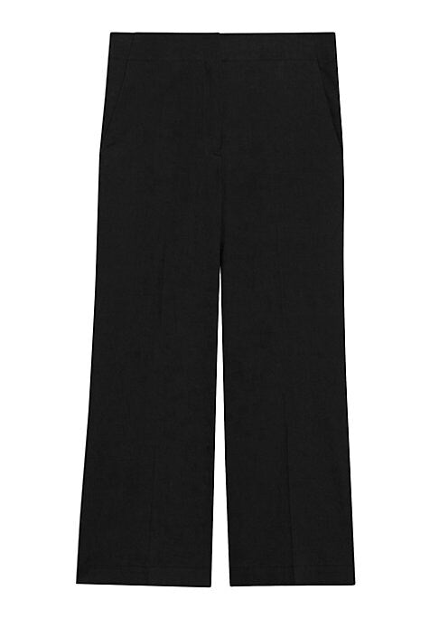 Chic Linen Crop Trousers