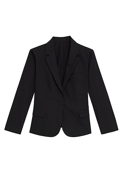 Chic Linen Blend Jacket