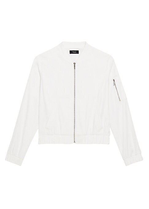 Flight-Inspired Bomber Top