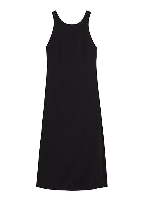 Sleek Backless Midi Dress