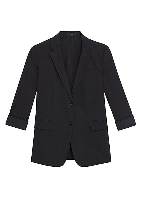 Chic Linen Blazer