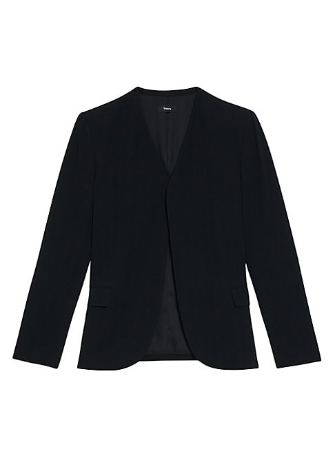 Sleek V-Neck Blazer