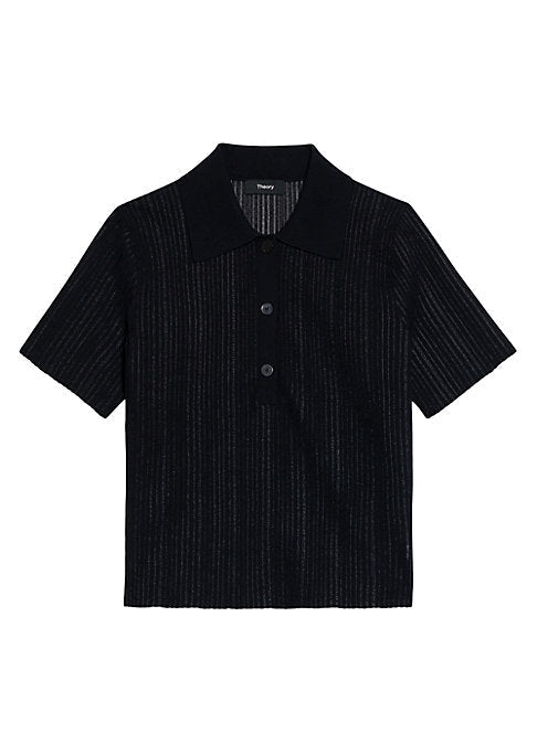 Jacquard Cotton Polo