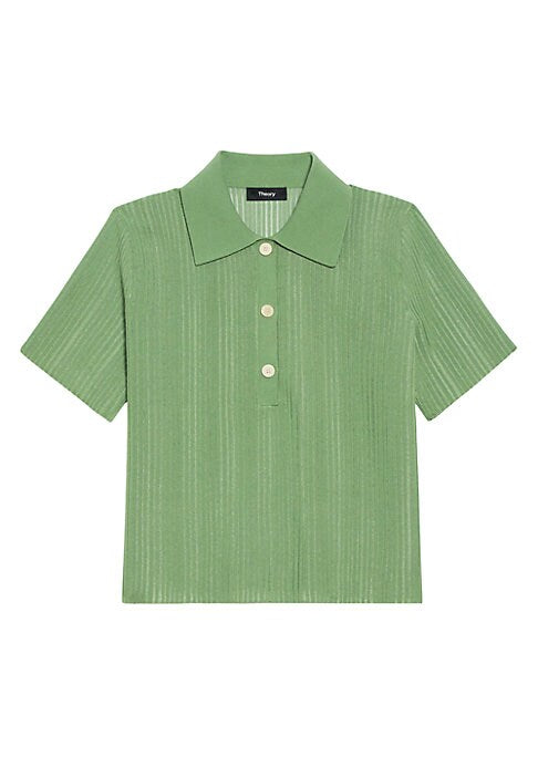 Chic Cropped Polo