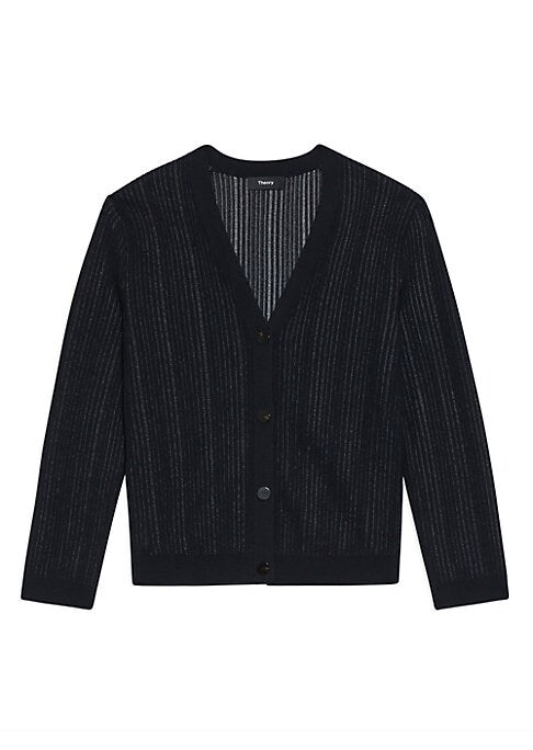 Chic Ribbed Cardigan