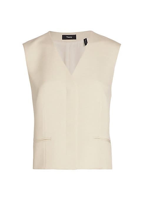 Boxy V-Neck Vest