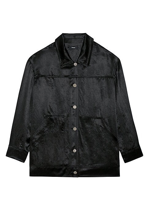 Satin Snap Jacket