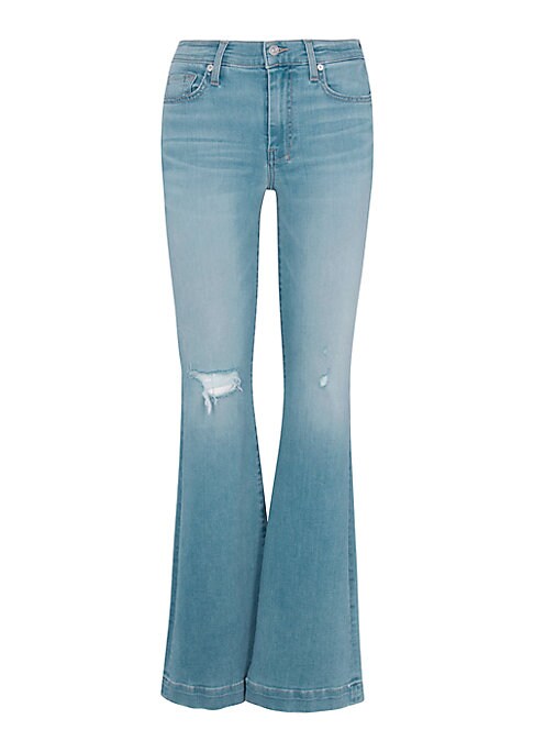 Distressed Flare Denim Dream