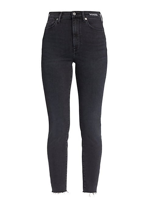 Ankle-Cropped Stretch Jeans