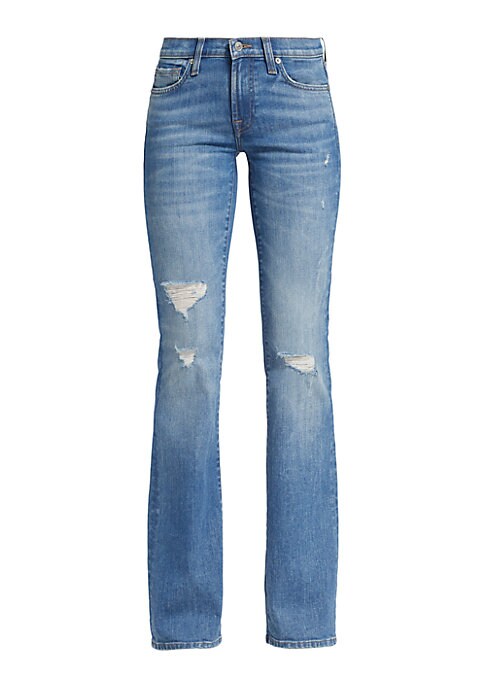 Vintage Distressed Bootcut Jeans