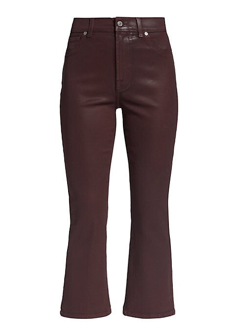 Sleek High-Waist Kick Jeans