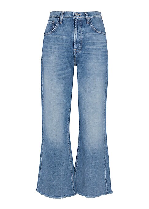 Frayed High-Rise Boot-Cuts