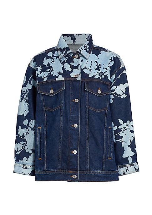 Floral Denim Jacket
