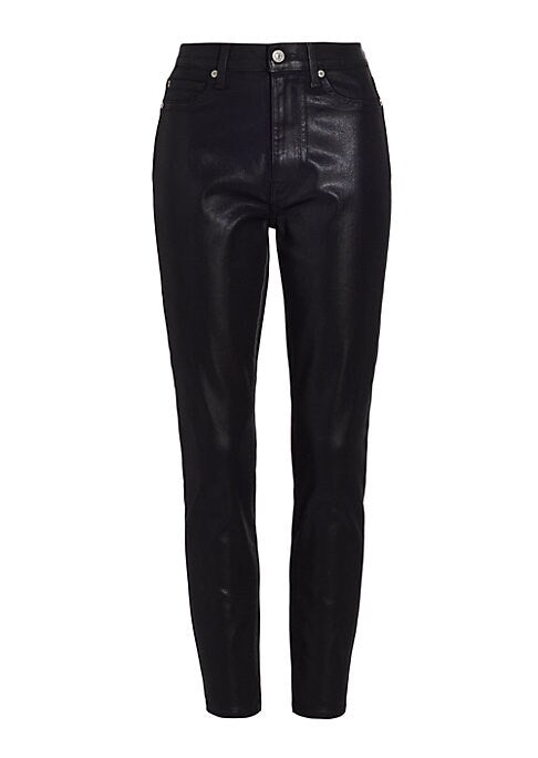 Sleek Ankle Coated Jeans