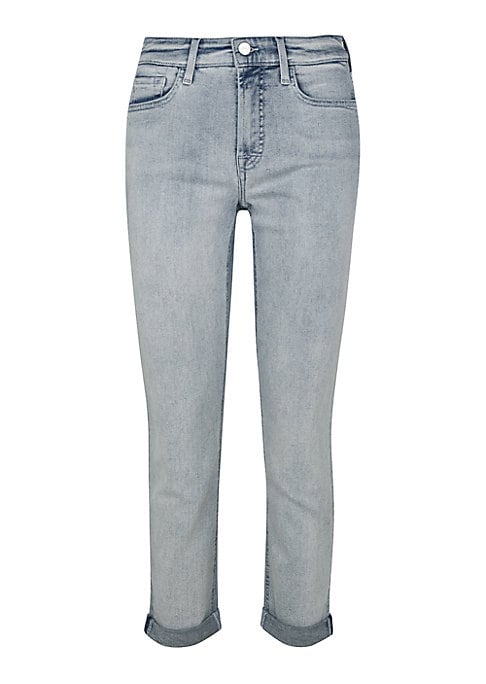 Cuffed Slim Stretch Jeans