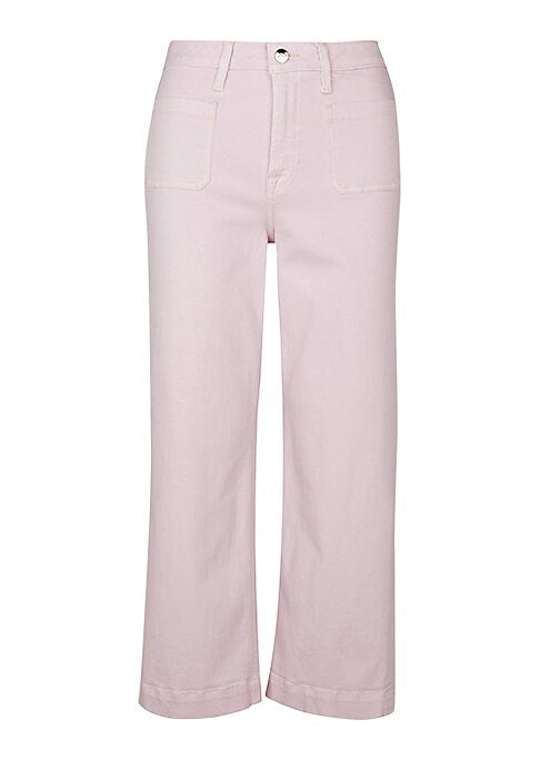Cropped Stretch Denim Pants