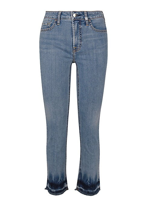 Frayed Tie-Dye Jeans