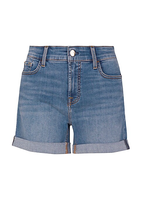 Cuffed Classic Denim Shorts
