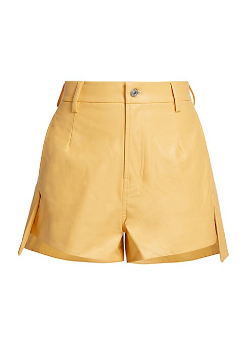 Chic Faux Leather Shorts