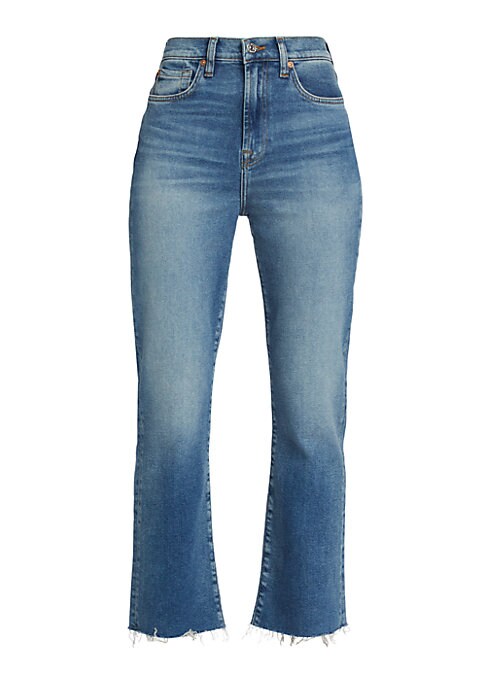 Cropped Stretch Kick Jeans