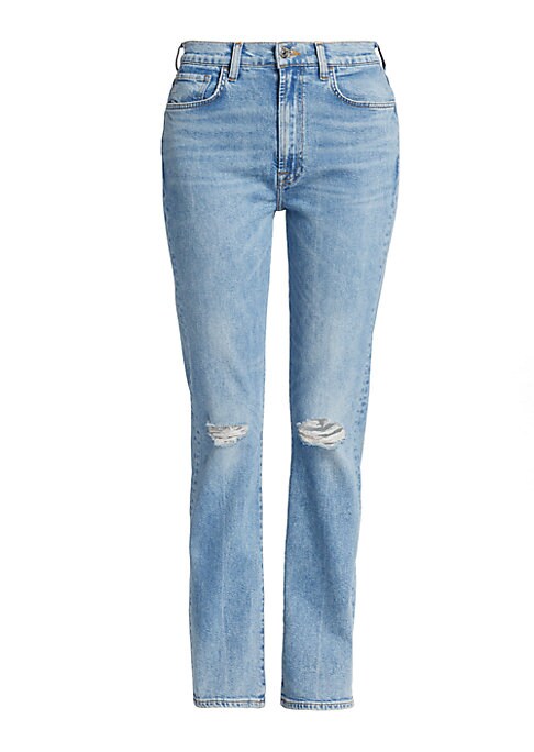 Chic Distressed Slim Jeans