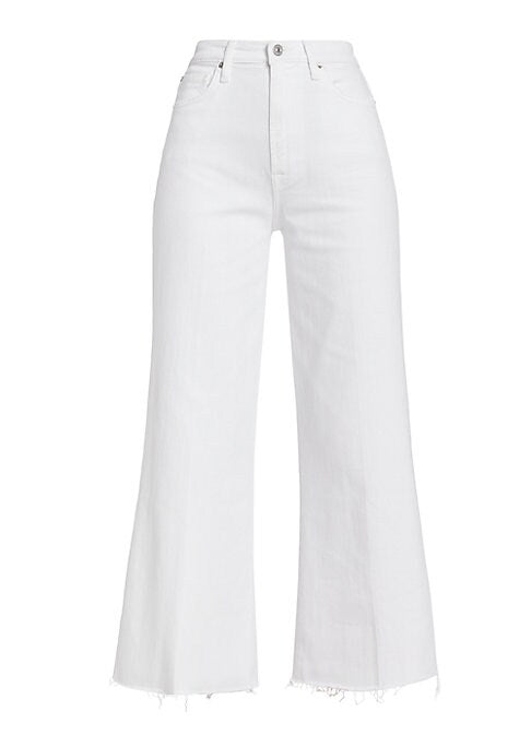 Chic Cropped Denim Trousers