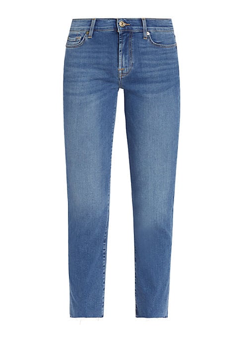 Chic Cropped Stretch Jeans
