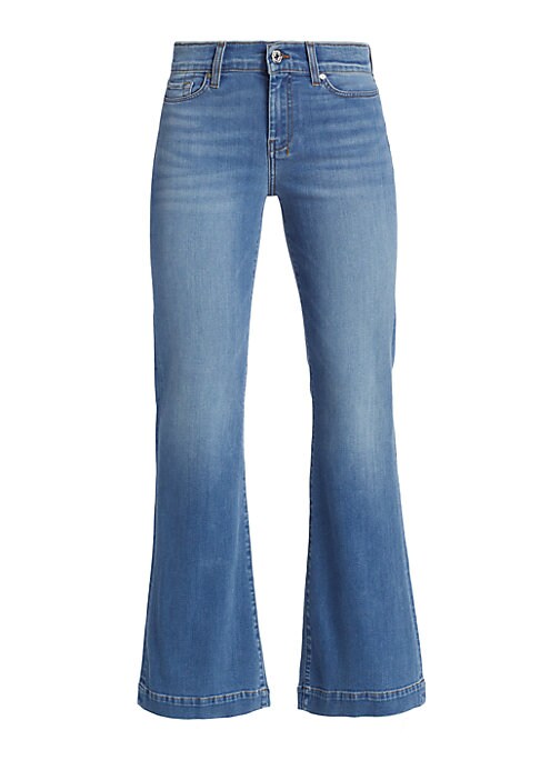 Flared Wash Denim