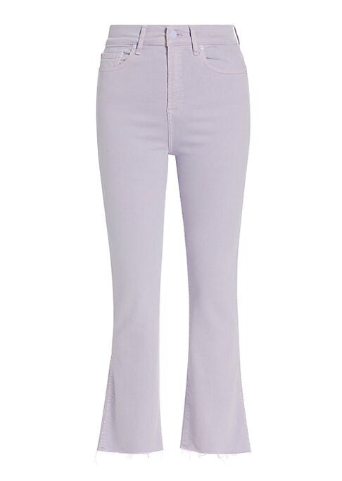 Flared Slim Crop Jeans