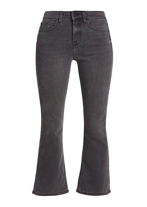 Chic Faded Flare Jeans