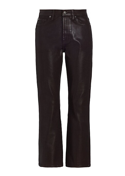 Glossy High-Waisted Slims