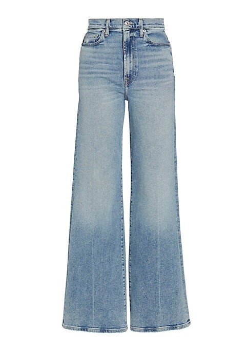 High-Waisted Wide Jeans
