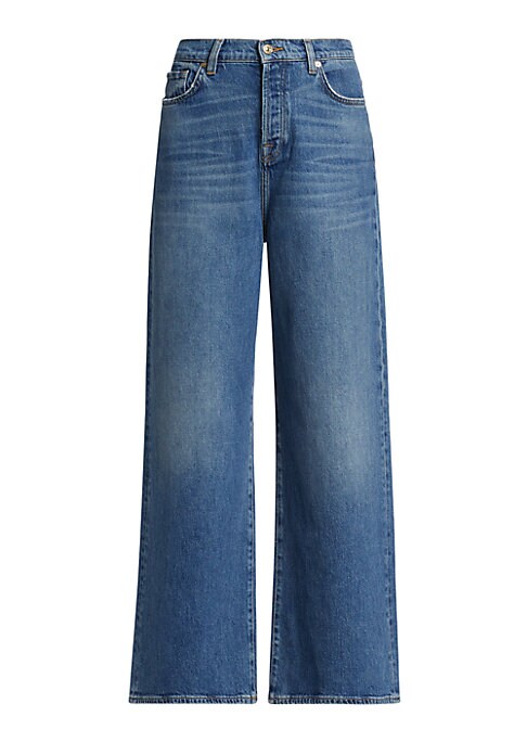High-Waisted Wide-Leg Denim