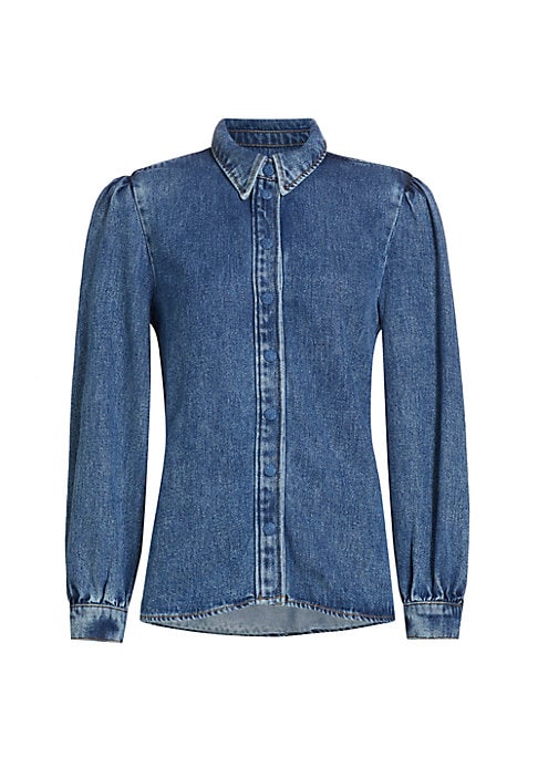 Romantic Denim Blouse