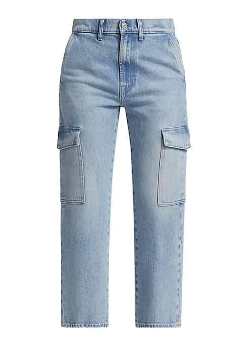 Chic Cargo Crop Jeans