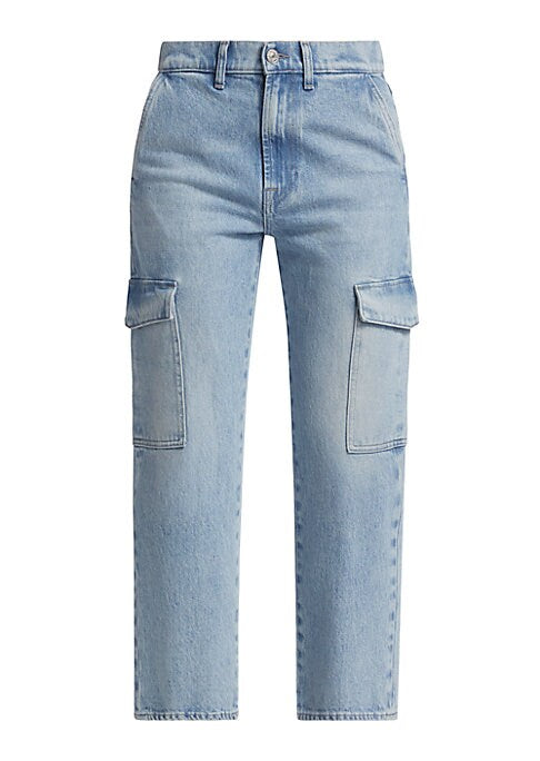 Chic Cargo Crop Jeans