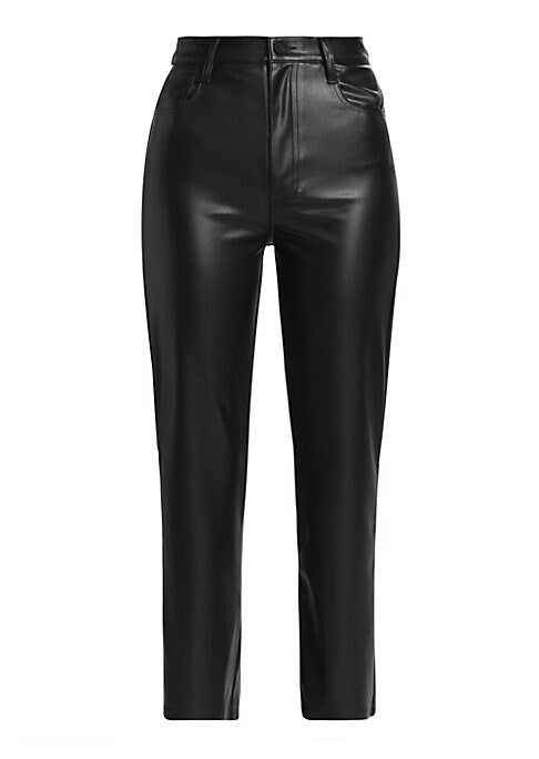 Chic Faux Leather Pants